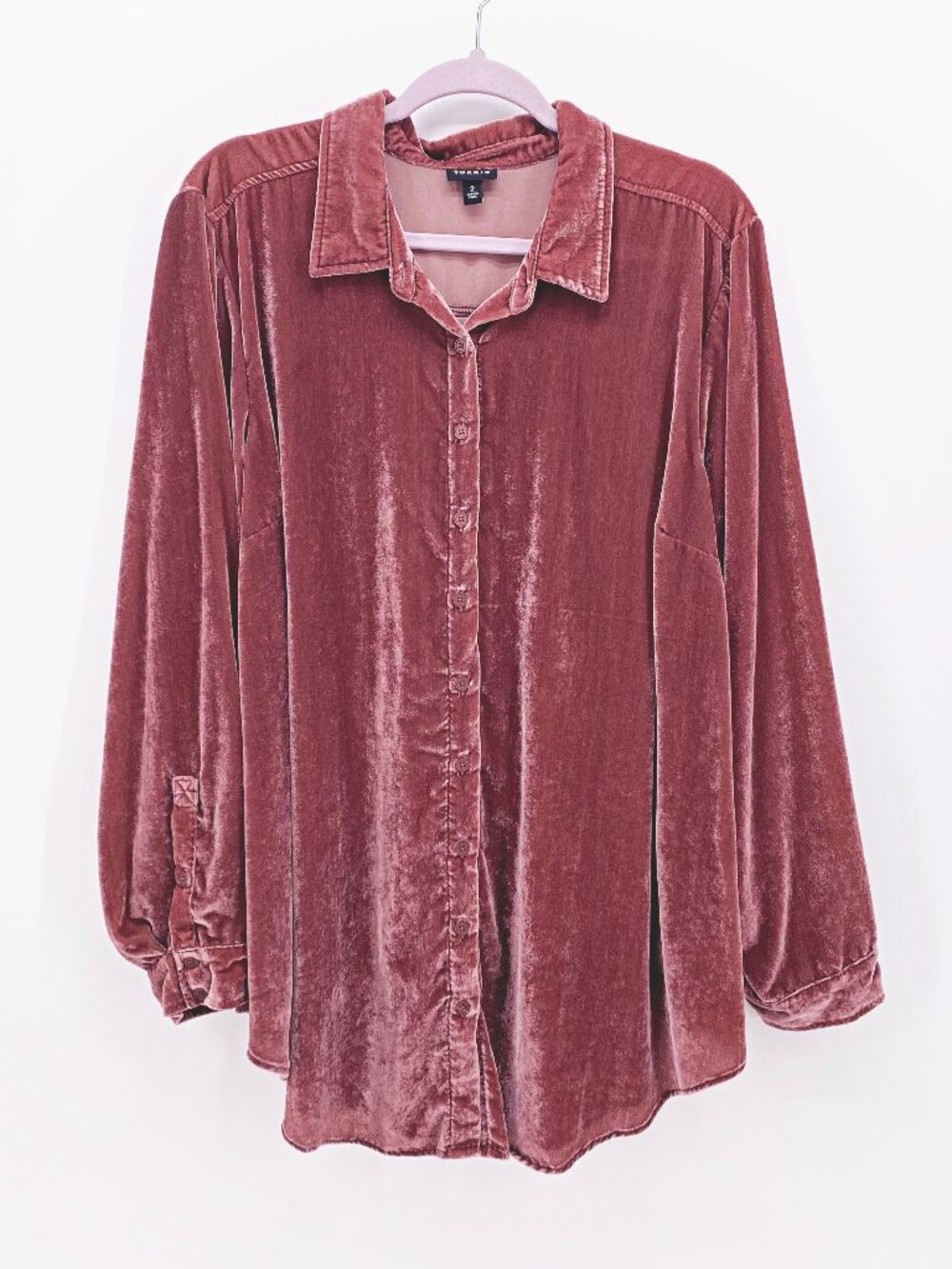 Torrid Lizzie Velvet Tunic